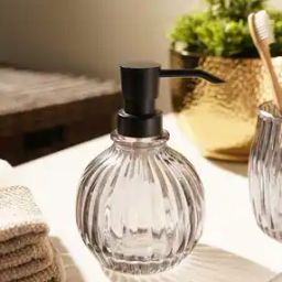 Ribbed Glass Soap Dispenser-picture-24