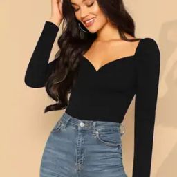 Women Regular Fit Top with Full Sleeves-image-59