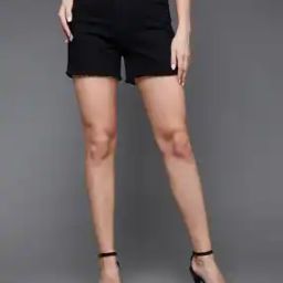 miss chase Women High-Rise Denim Shorts-picture-31