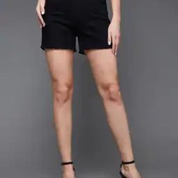 miss chase Women High-Rise Denim Shorts-picture-28