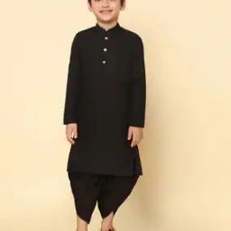 Boys Cotton Kurta & Dhoti Set-picture-34