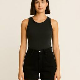 nobarr Women Mid-Rise Denim Shorts-picture-34