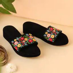 Women Flip-Flops with Canvas upper-16