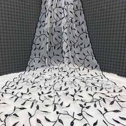 Women Embroidered Net Dupatta-image-11