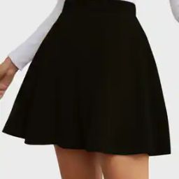 Women High-Rise Flared Skirt-picture-10