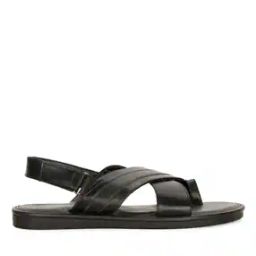 Men Criss-Cross Strappy Sandals with Velcro Closure-13
