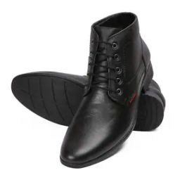 Genuine Leather Lace-Up Boots-picture-21