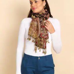 Viscose Graphic Stole-image-99