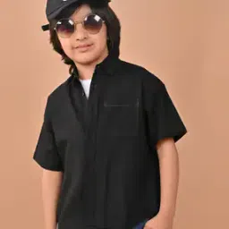 chimpaaanzee Boys Relaxed Fit Shirt with Patch Pocket-picture-45
