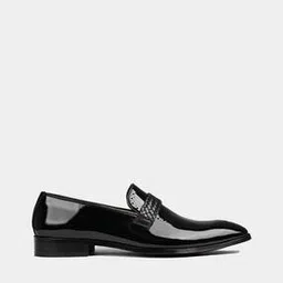 Almond-Toe Slip-On Formal Shoes-image-9