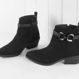 Women Ankle-Length Boots with Zip Closure-51