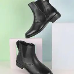 Women Round-Toe Ankle-Length Boots-image-32