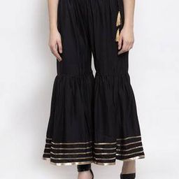 Shararas with Contrast Stripes-image-39