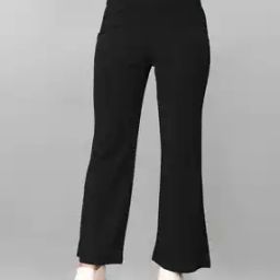 Women Textured Relaxed Fit Pants-image-60