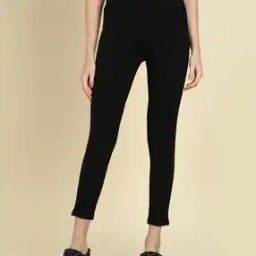Women Skinny Fit Pleat-Front Pants-picture-20