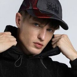 Men Micro Print Baseball Cap-image-41