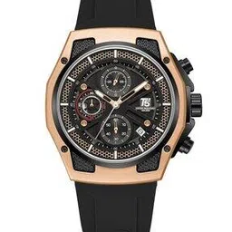 t5 Men Chronograph Watch with Silicon Strap - H4195G-I-picture-9