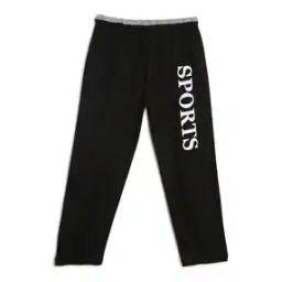 Boys Typographic Print Track Pants with Elasticated Waistband-picture-6