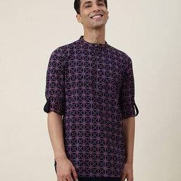 FabBasics Band-Collar Short Kurta-image-87