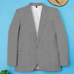 ridokidz Boys Striped Blazer with Welt Pockets-picture-10
