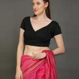 Women V-Neck Front-Open Blouse-image-82