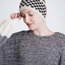 Women Soft Knitted Self-design Woolen Fur Headband-picture-17