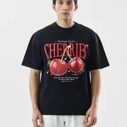 Men Graphic Print Crew-Neck T-Shirt-image-72