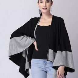 Women Regular Fit Front-Open Shrug-11