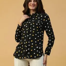 oxolloxo Women Polka-Dot Regular Fit Shirt -picture-39
