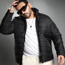 Men Relaxed Fit Puffer Jacket-image-25