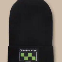 Men Typographic Print Beanie Cap-3
