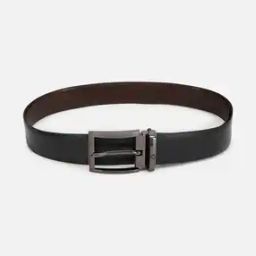 Textured Reversible Belt with Buckle Closure-image-86