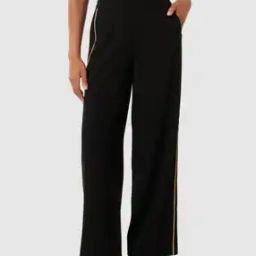 Women Wide Leg Flat-Front Pants-image-20