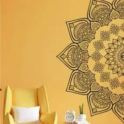 Majestic Mandala Vinyl Wall Sticker 47" x 23"-22