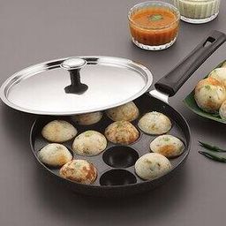 Appam Patra with Stainless Steel Lid -image-50