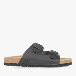Slip-On Sandals with Buckle Closure-image-20