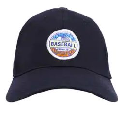 Baseball Cap with Embroidered Text-6