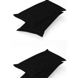 Set of 4 Striped Pillow Covers 27" x 17"-4