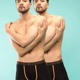 Pack of 2 Cotton Trunks with Contoured Crotch-image-78