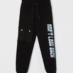 Boys Typographic Print Straight Track Pants-picture-10