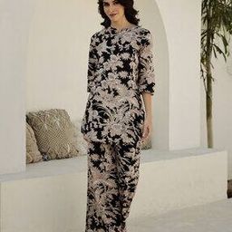 Women Floral Nightwear Set-picture-29