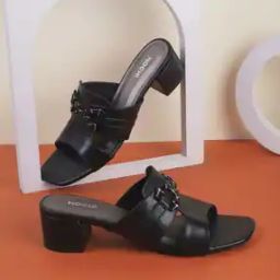 Chunky Heeled Sandals For Women-image-54