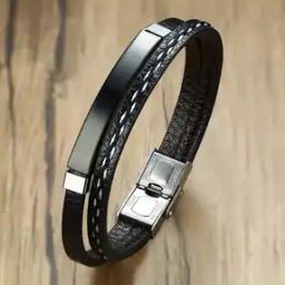Men Leather Cuff Bracelet-picture-21