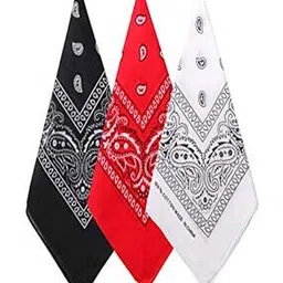 aadishwar creations Women Pack of 3 Paisley Print Bandanas-picture-11
