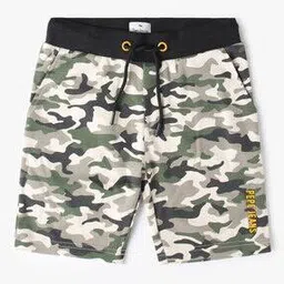 pepe jeans Camouflage Print Shorts with Drawstring Waist-picture-37