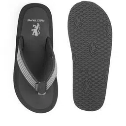 Men Typographic Print Round-Toe T-Strap Flip-Flops-image-59