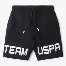 Brand Print Shorts with Drawstring Waist-picture-43