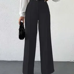 avanova Women Loose Fit Pleat-Front Pants-picture-2