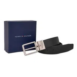 Textured Reversible Leather Belt-image-81