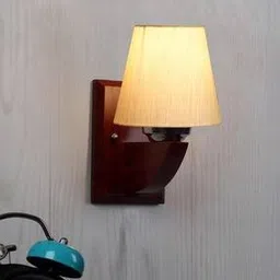 Devansh Dual Golden Antique Wooden Wall Lamps-image-70